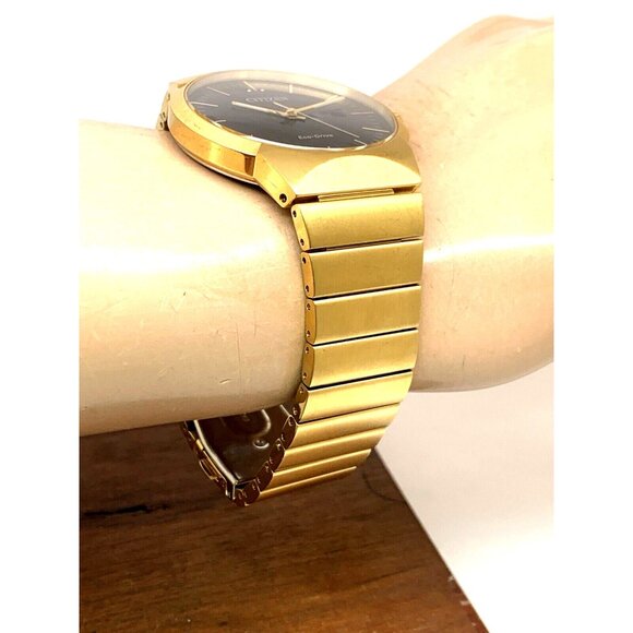 Citizen Men's Watch BM7582-56E Eco Drive Black Dial Gold Stainless Steel 40mm - Picture 13 of 15